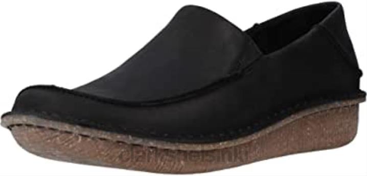 clarks black naisten hauskoja ny go loafers Clarks naiset 2DHN161 musta nahka musta nahka