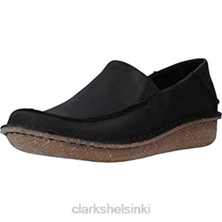 clarks black naisten hauskoja ny go loafers Clarks naiset 2DHN161 musta nahka musta nahka