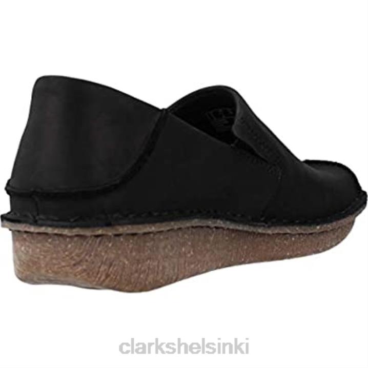 clarks black naisten hauskoja ny go loafers Clarks naiset 2DHN161 musta nahka musta nahka