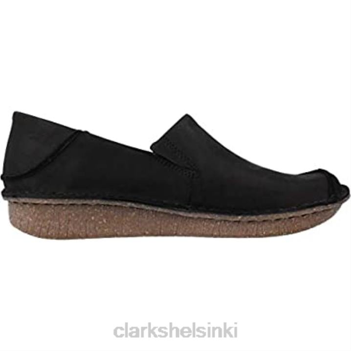 clarks black naisten hauskoja ny go loafers Clarks naiset 2DHN161 musta nahka musta nahka