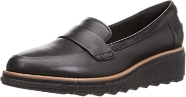 clarks musta pehmeä naisten sharon gracie loafer Clarks naiset 2DHN1961 musta pehmeä