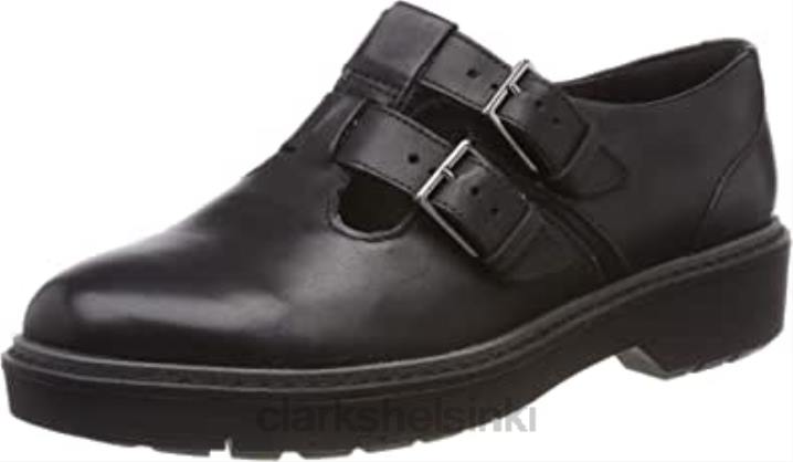 clarks mustat naisten alexa agnes loafers Clarks naiset 2DHN1353 musta nahka
