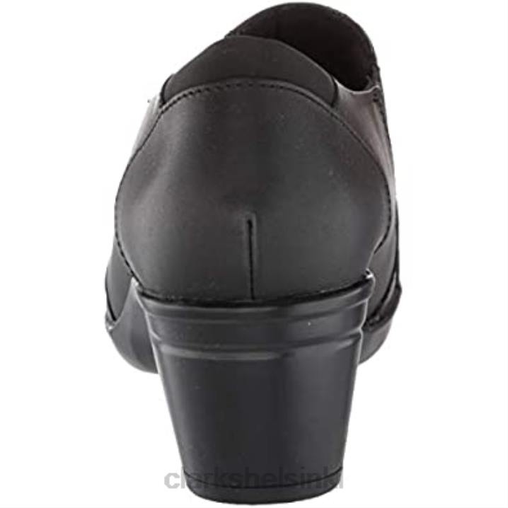 clarks naisten emslie chelsea loafer musta nahkainen synteettinen lisko Clarks naiset 2DHN1290 musta synteettinen nahkainen lisko