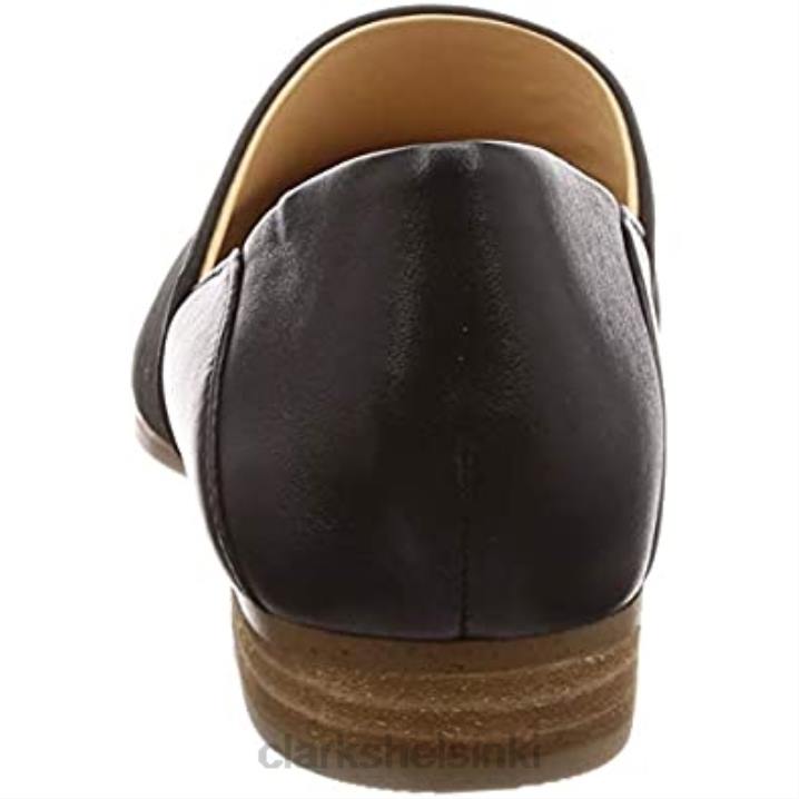 clarks naisten puhdassävyinen loafer tasainen musta Clarks naiset 2DHN2066 musta yhdistelmä musta yhdistelmä
