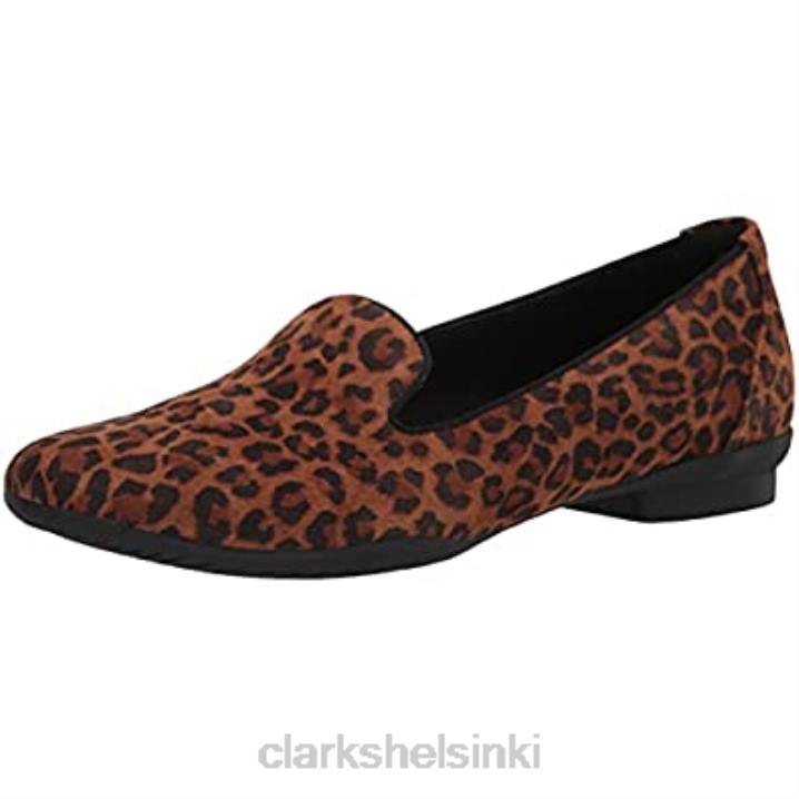 clarks naisten sara unikkoloafer leopardikuvioinen Clarks naiset 2DHN1570 leopardi kuvio