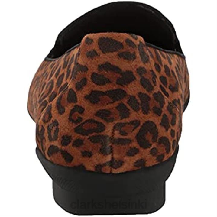 clarks naisten sara unikkoloafer leopardikuvioinen Clarks naiset 2DHN1570 leopardi kuvio