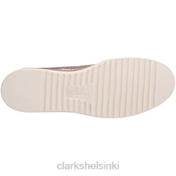 clarks naisten serena kellyn loafer litteä metallinen nahka Clarks naiset 2DHN2002 metallinen nahka