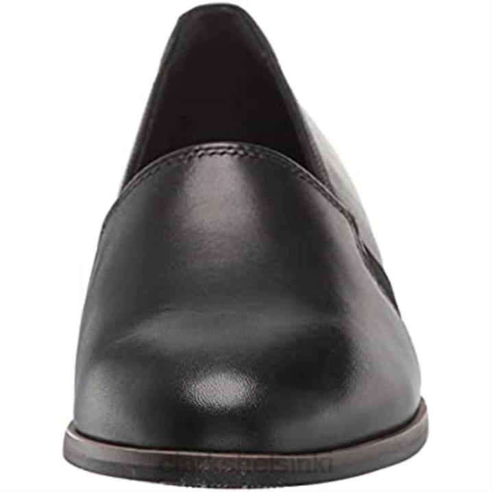 clarks naisten trish diva loafer musta nahka Clarks naiset 2DHN1322 musta nahka