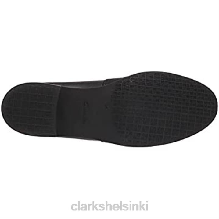 clarks naisten trish diva loafer musta nahka Clarks naiset 2DHN1322 musta nahka