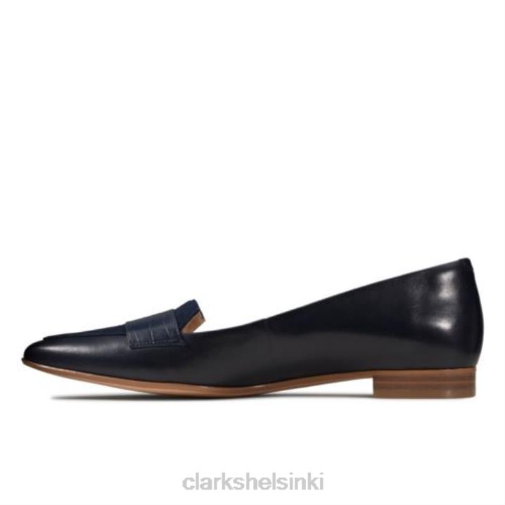laina 15 loafer clarks navy croc combi Clarks naiset 2DHN4013 laivastonsininen croc yhdistelmä