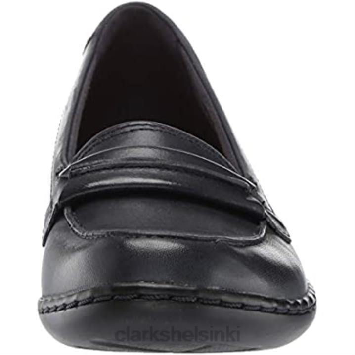 laivastonsininen nahka naisten ashland lily loafer clarks Clarks naiset 2DHN540 laivastonsininen nahka