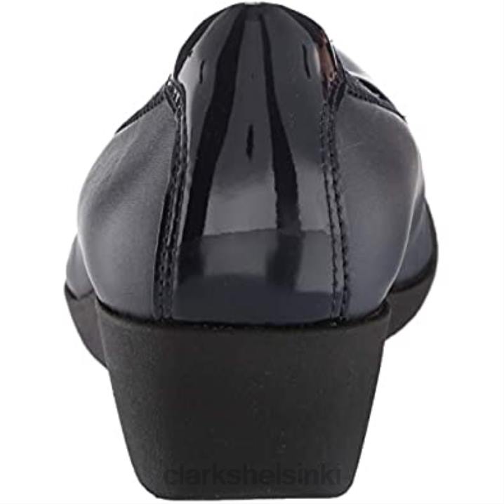 laivastonsininen nahka naisten elpalm loafer clarks Clarks naiset 2DHN300 laivastonsininen nahka