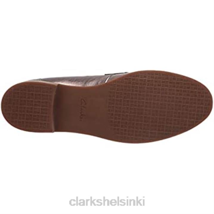 metallinen synteettinen naisten Trish ruusu loafer clarks Clarks naiset 2DHN2492