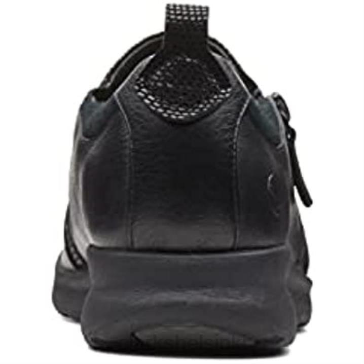 musta clarks naisten un koristava vetoketjullinen loafer Clarks naiset 2DHN1411 musta