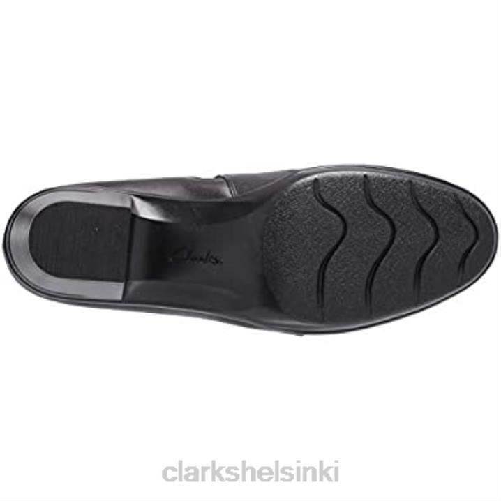 musta nahka tekstiili yhdistelmä naisten emslie summit loafer clarks Clarks naiset 2DHN2412 musta nahkatekstiiliyhdistelmä