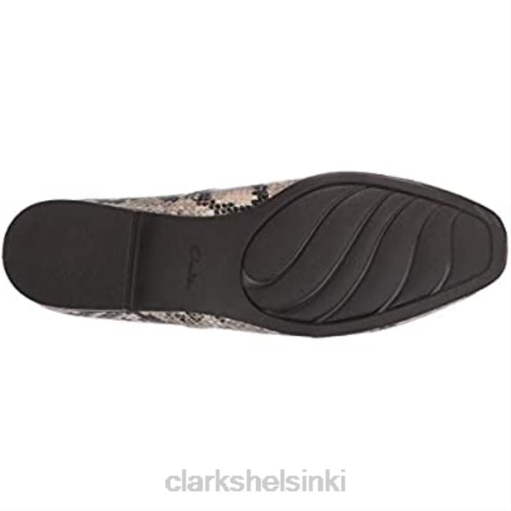 naisten Juliet-palmuloafer taupe synteettiset käärme clarks Clarks naiset 2DHN2566 taupe synteettinen käärme