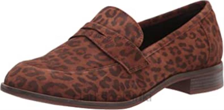 naisten Trish rose loafer leopardikuvioiset clarks Clarks naiset 2DHN1590 leopardi kuvio