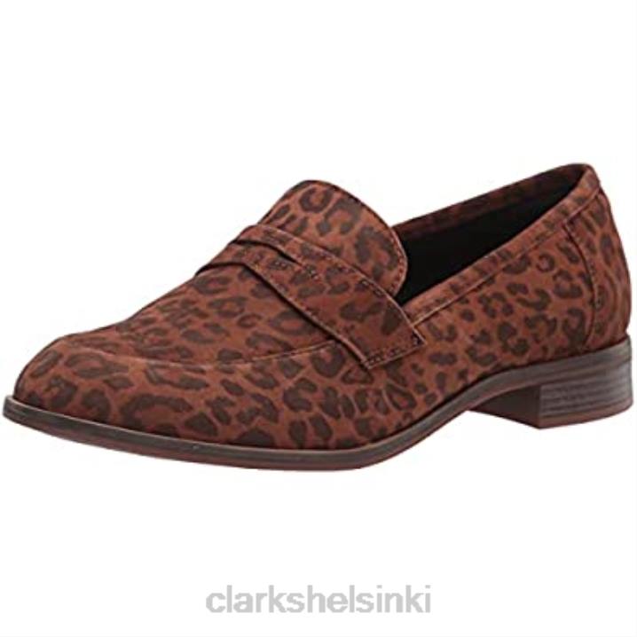 naisten Trish rose loafer leopardikuvioiset clarks Clarks naiset 2DHN1590 leopardi kuvio