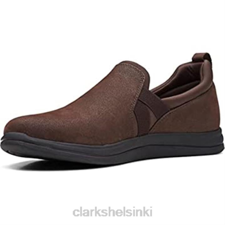 naisten breeze bali loafer litteät ruskeat synteettiset clarks Clarks naiset 2DHN174 ruskea synteettinen