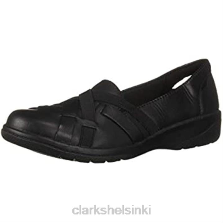naisten cheyn creek loafer clarks mustaa nahkaa Clarks naiset 2DHN2677 musta nahka