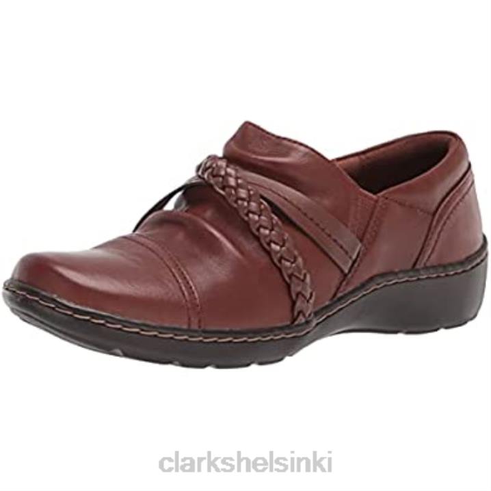 naisten cora braidshoe loafer clarks tumma rusketus Clarks naiset 2DHN413 tumma rusketus