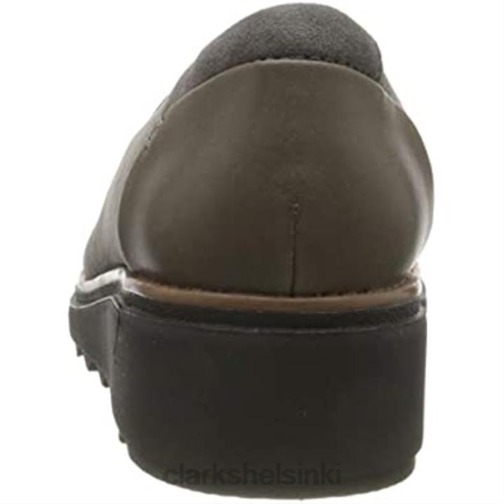 naisten sharon dolly loafer clarks harmaa mokka w dark tan world Clarks naiset 2DHN309 harmaa mokka tummanruskea maailma