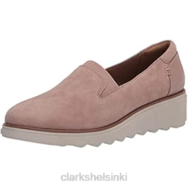 naisten sharon dolly loafer clarks pölyinen vaaleanpunainen mokka Clarks naiset 2DHN1351 pölyinen vaaleanpunainen mokka