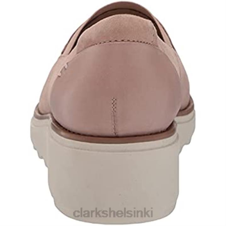 naisten sharon dolly loafer clarks pölyinen vaaleanpunainen mokka Clarks naiset 2DHN1351 pölyinen vaaleanpunainen mokka