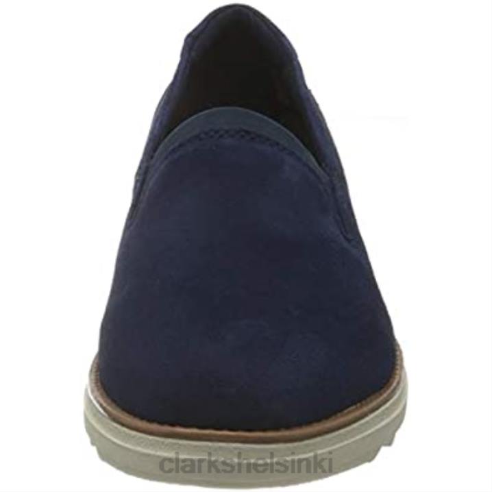 naisten sharon dolly loafer clarks tummansininen mokka Clarks naiset 2DHN343 tummansininen mokka