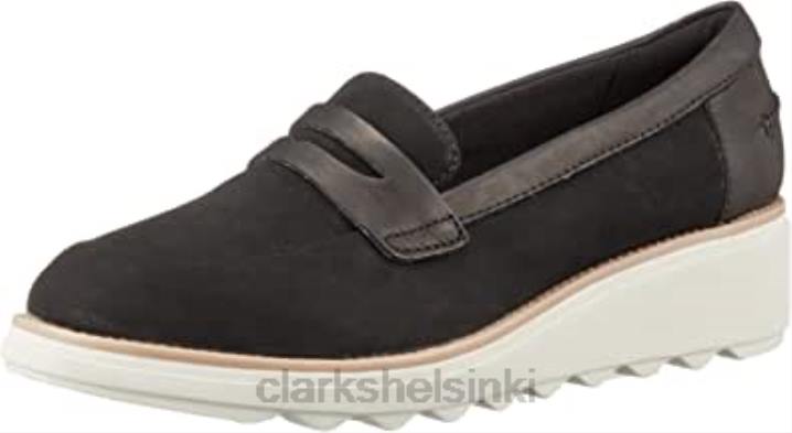 naisten sharon ranch loafers mustat clarks Clarks naiset 2DHN1902 musta