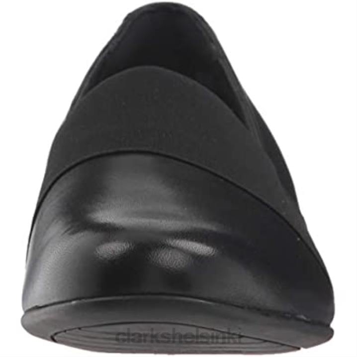 naisten un poskipuna loafer musta nahka clarks Clarks naiset 2DHN342 musta nahka