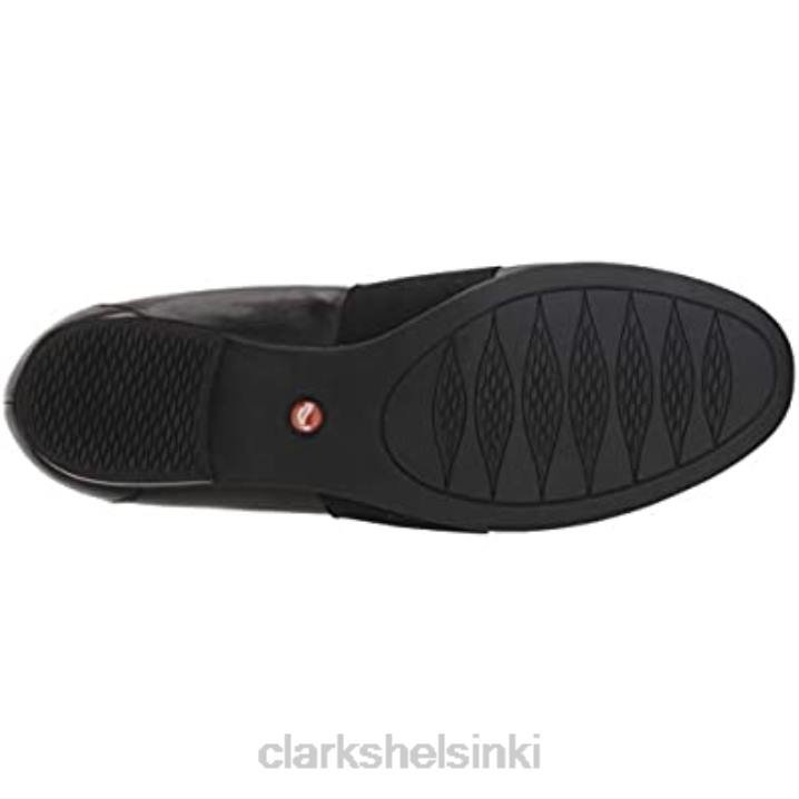 naisten un poskipuna loafer musta nahka clarks Clarks naiset 2DHN342 musta nahka