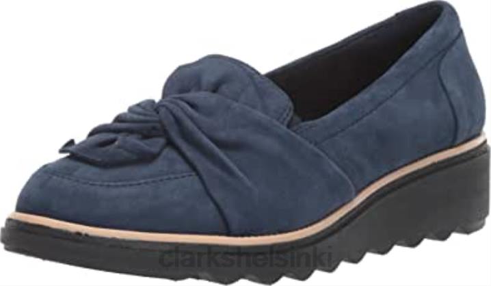 navy mokkanahka clarks naisten sharon dasher loafer Clarks naiset 2DHN291