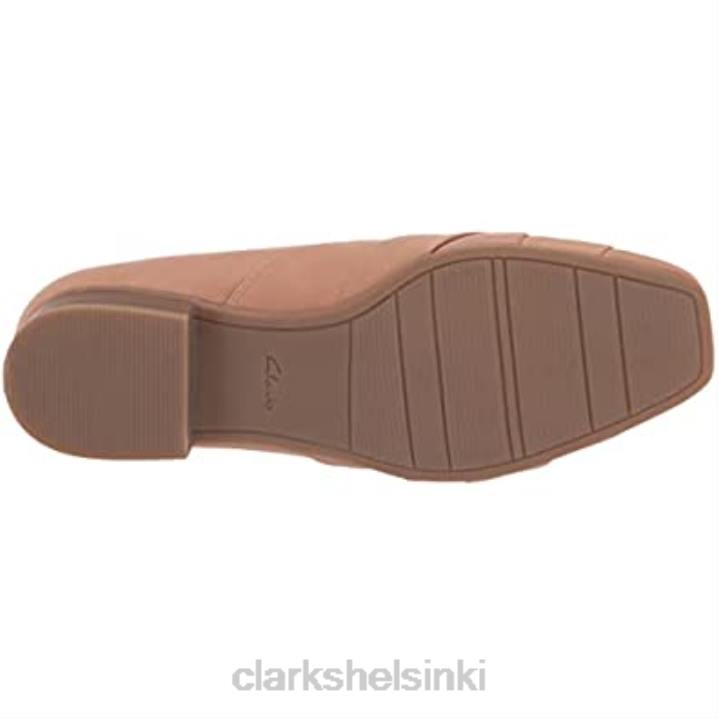 praline nahka naisten tilmont clara loafer litteät clarks Clarks naiset 2DHN596 praline nahkaa