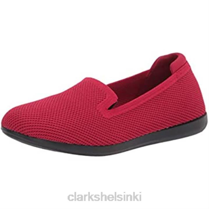 punainen neulos clarks naisten carly unelma-loafer Clarks naiset 2DHN1115 punainen neule