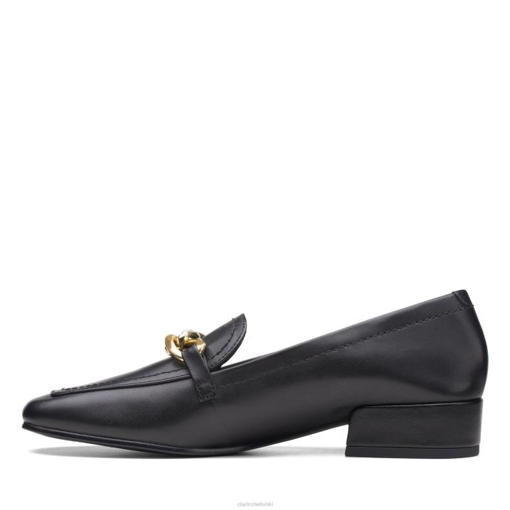 seren 30-askel musta nahka clarks Clarks naiset 2DHN3046 musta nahka