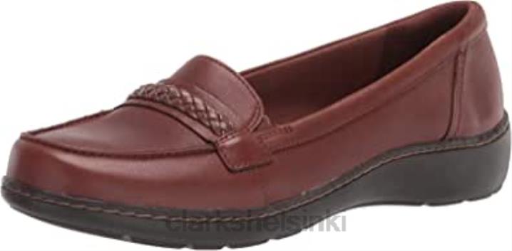 tummanruskea nahka clarks naisten cora alttoviulu loafer Clarks naiset 2DHN1987 tummanruskea nahka