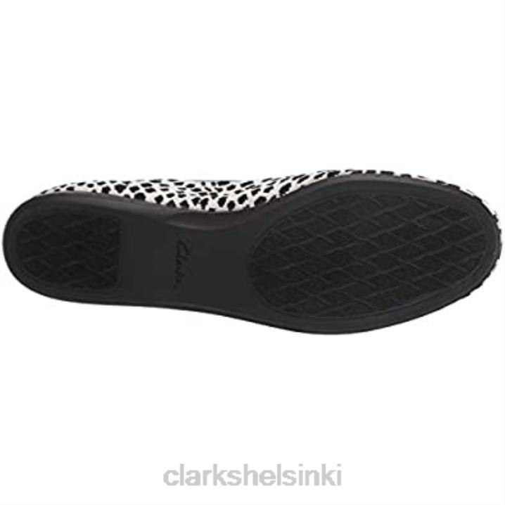 valkoinen musta korkoneuloa naisten carly unelma loafer clarks Clarks naiset 2DHN2956 valkoinen musta intressineule