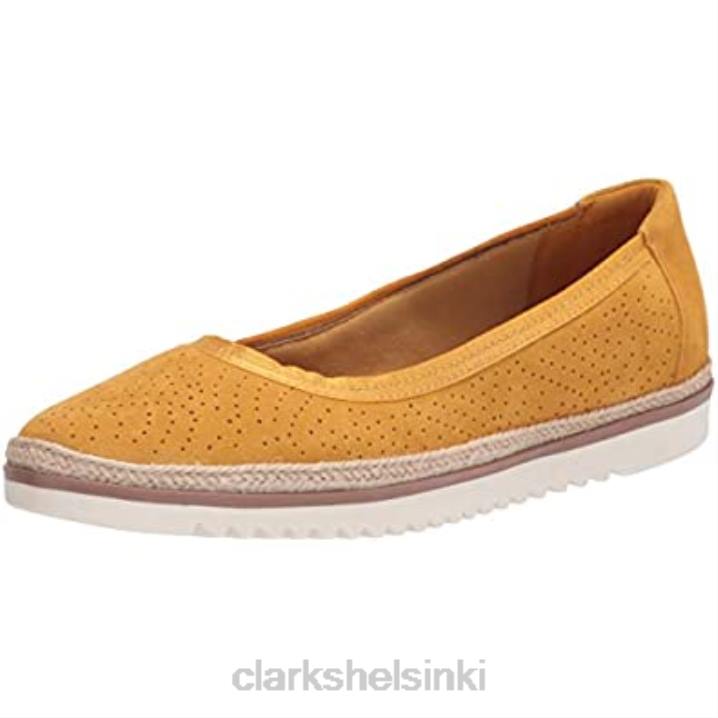 yel matala mokka clarks naisten serena kellyn loafer flat Clarks naiset 2DHN1323 keltainen mokka