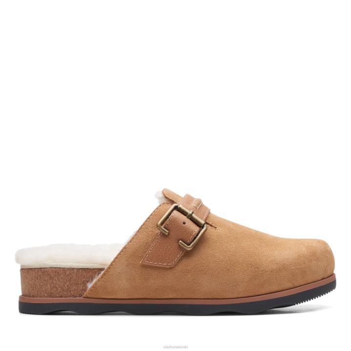 rusketus mokkanahka clarks brynn slide Clarks naiset 2DHN3403 ruskea mokka