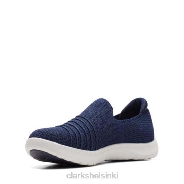 adella step clarks navy Clarks naiset 2DHN3871 laivasto
