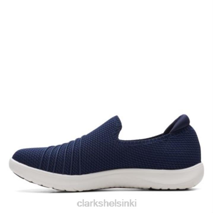 adella step clarks navy Clarks naiset 2DHN3871 laivasto