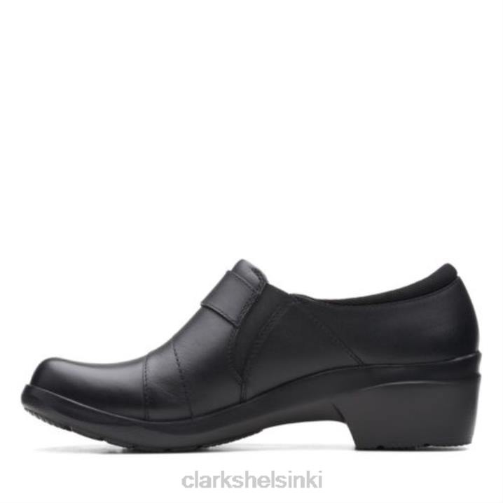 angie helmi musta nahka clarks Clarks naiset 2DHN3894 musta nahka