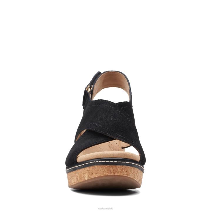 clarks black giselle cove Clarks naiset 2DHN3201 musta