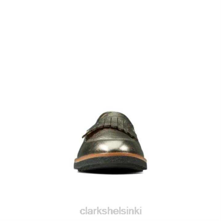 clarks griff kilt kivi metallinen Clarks naiset 2DHN4026 kivi metallinen