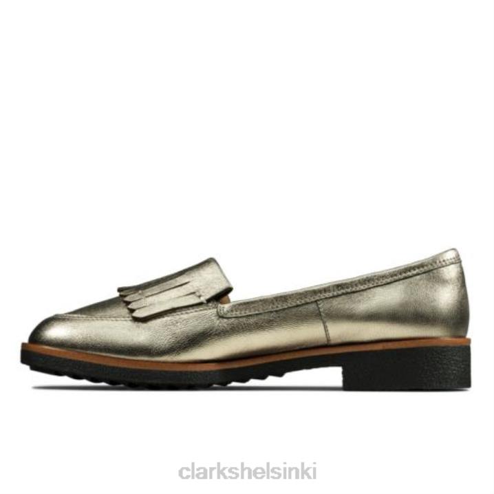 clarks griff kilt kivi metallinen Clarks naiset 2DHN4026 kivi metallinen