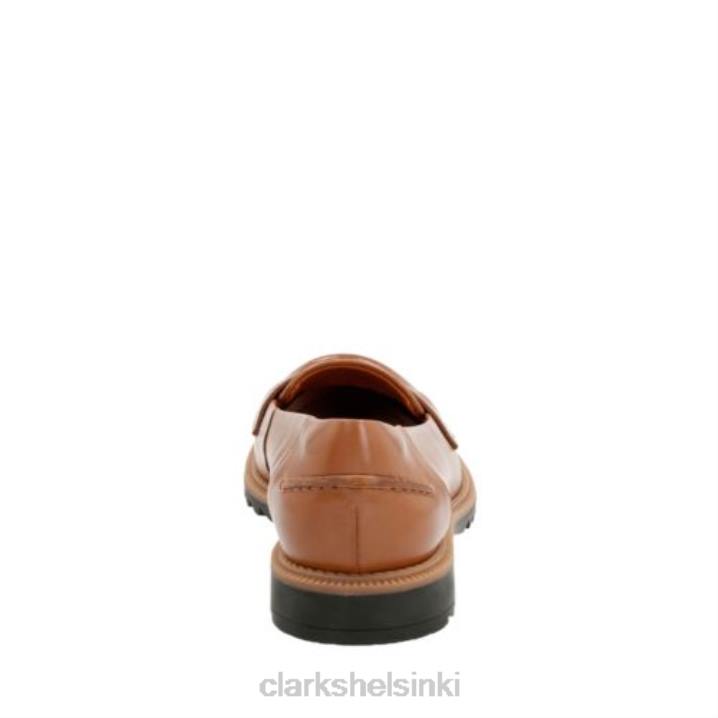 clarks griff milly tan nahkaa Clarks naiset 2DHN3874 ruskea nahka