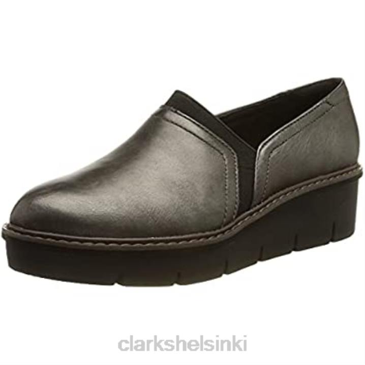 clarks naisten airabell keskikengät gun metal Clarks naiset 2DHN1258 ase metallia