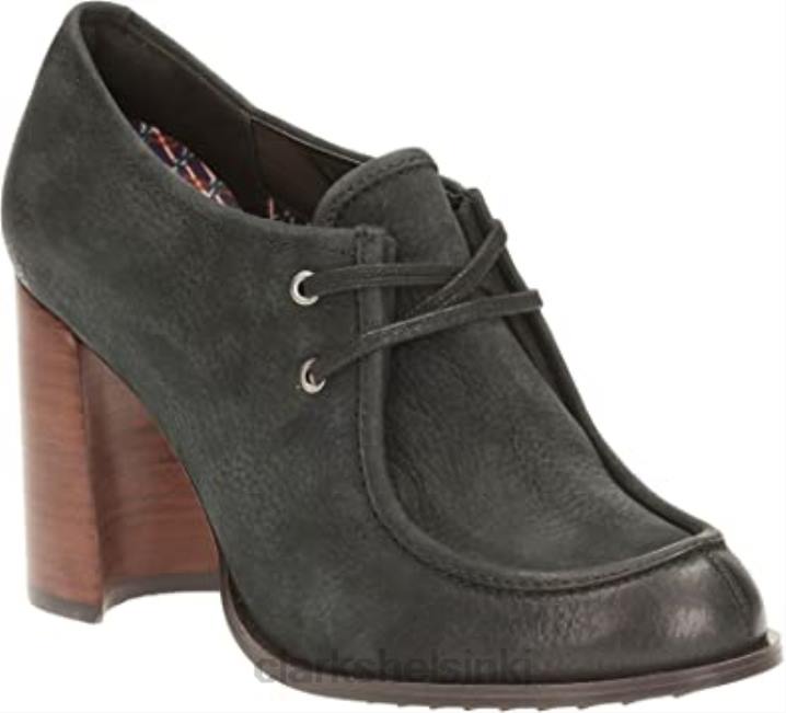 clarks naisten kenkä cass day black nubuck Clarks naiset 2DHN2939