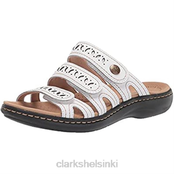 clarks naisten laurieann dee valkoinen nahka nahka Clarks naiset 2DHN2258